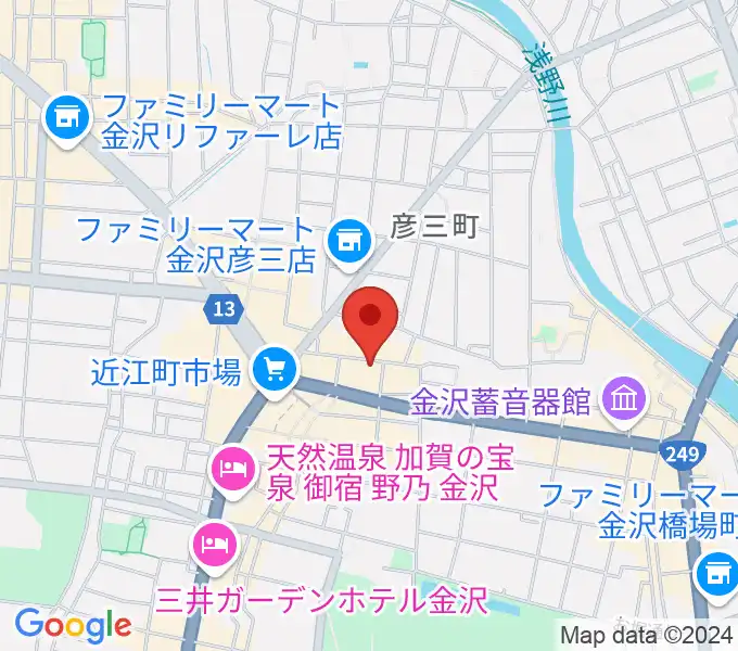 レコード・ジャングルの地図