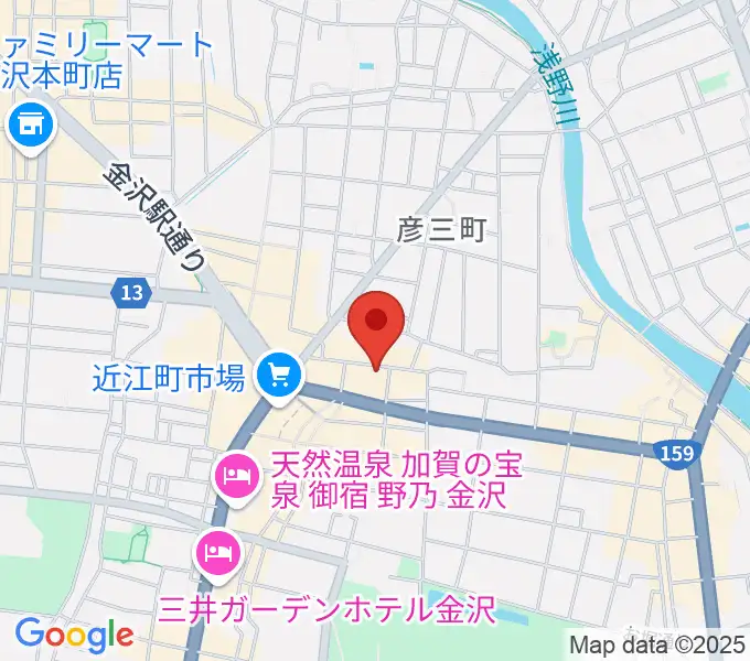 レコード・ジャングルの地図