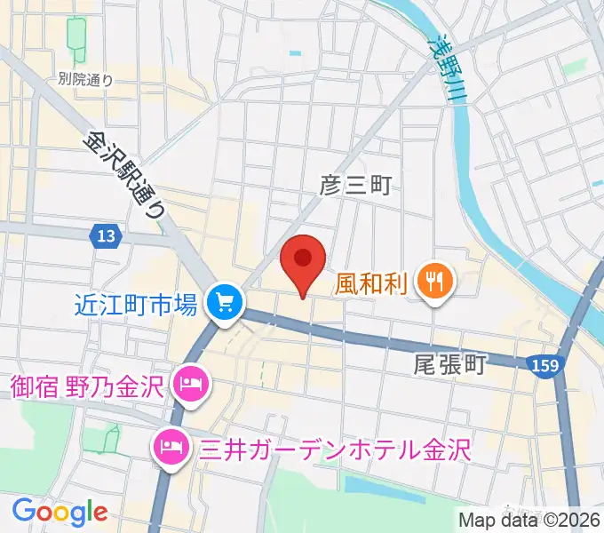 レコード・ジャングルの地図