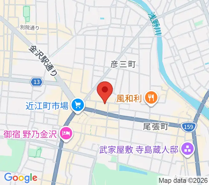 レコード・ジャングルの地図