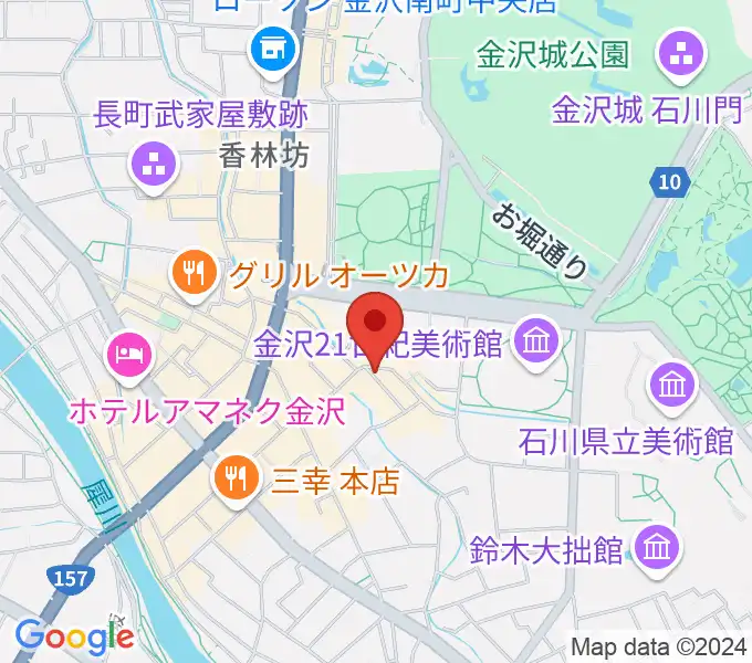 レコード・ビーチパーティの地図