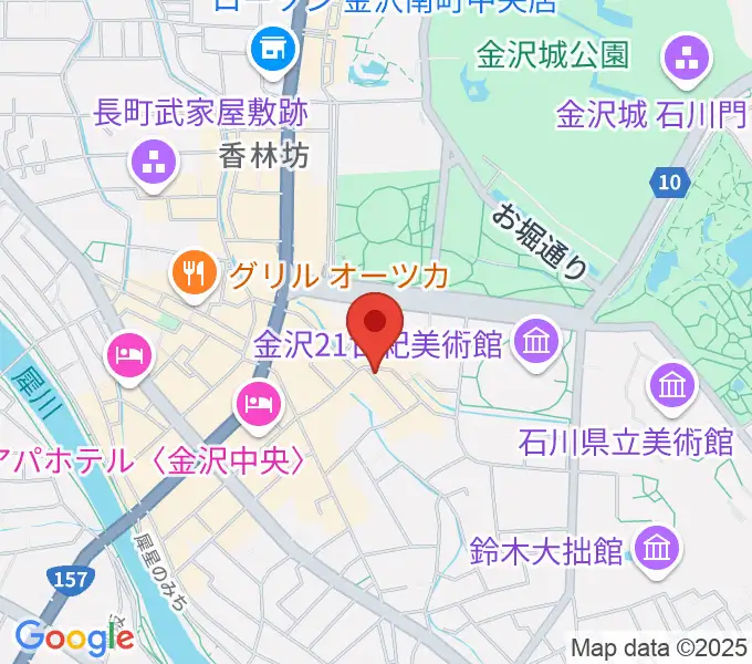 レコード・ビーチパーティの地図