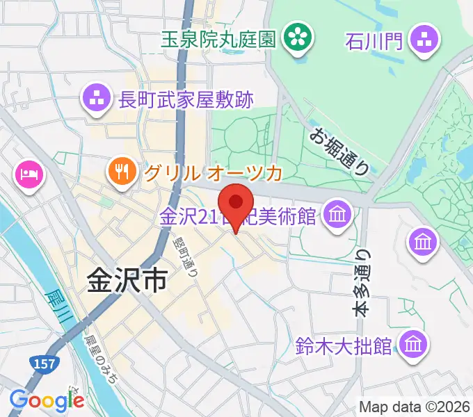 レコード・ビーチパーティの地図