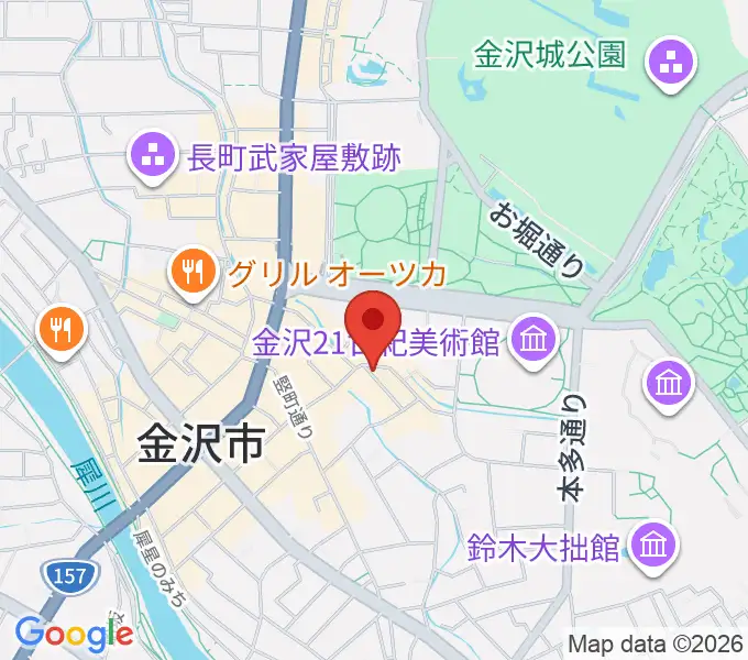 レコード・ビーチパーティの地図