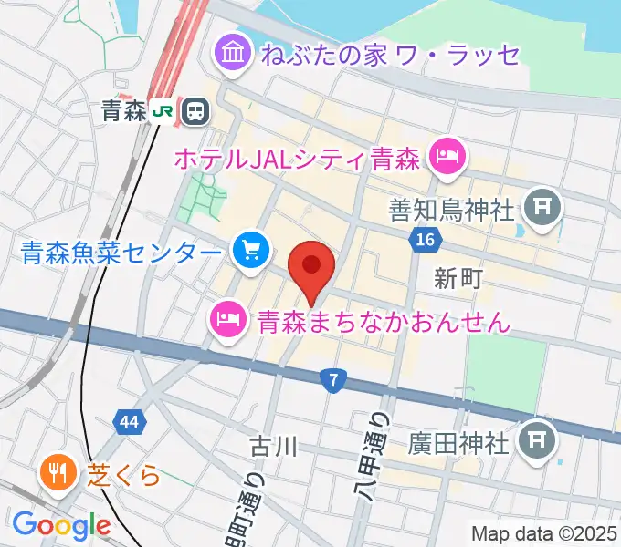 青森BLACKBOXの地図