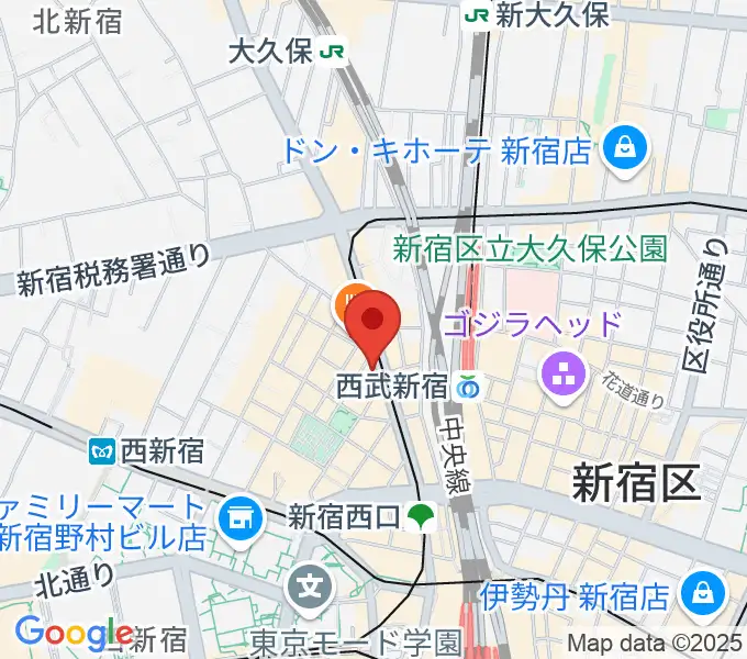 レッドリングレコードの地図