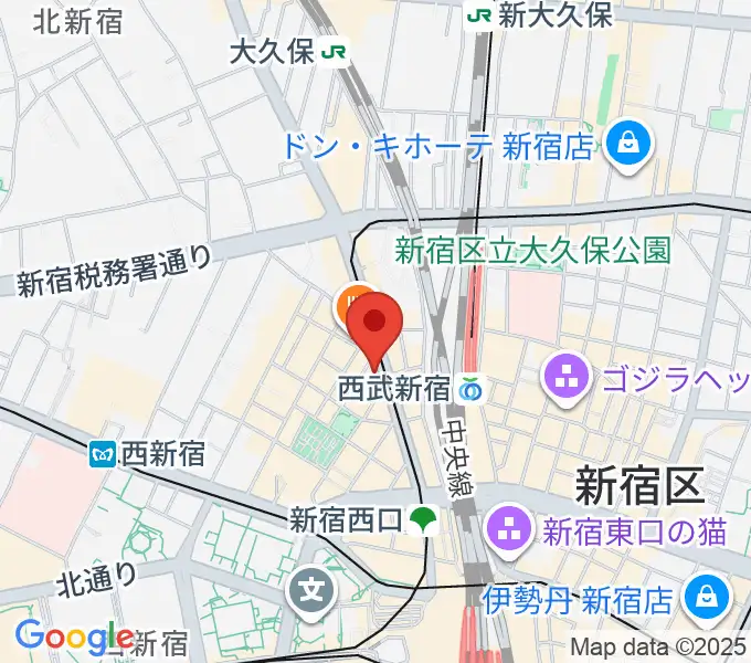 レッドリングレコードの地図