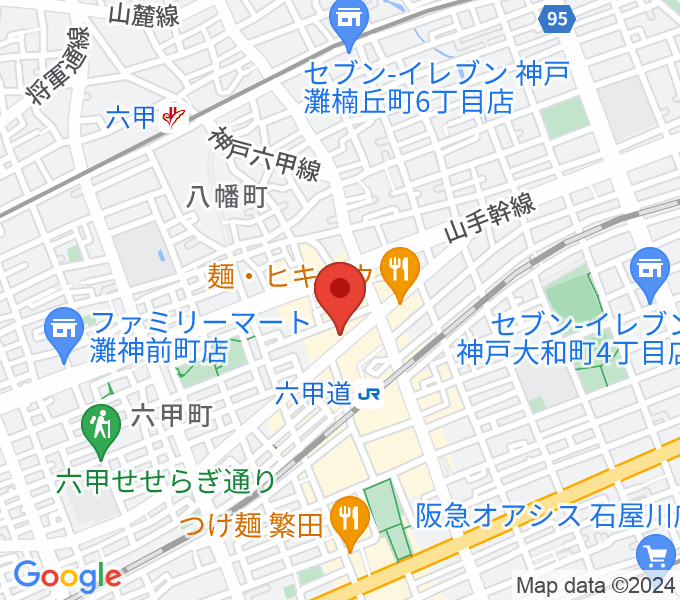 六甲道ミュージックスクールの場所