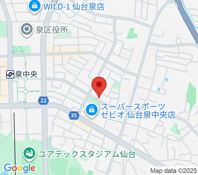 J&B泉店 ジェーアンドビーの地図