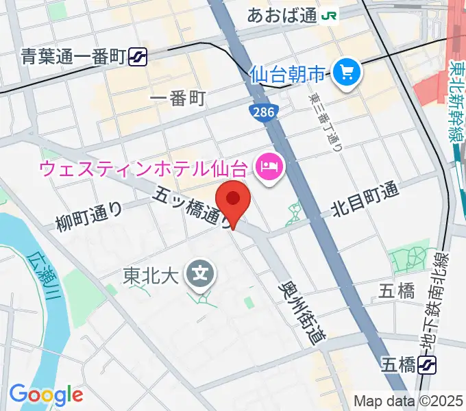 ジェーアンドビー北目町店の地図
