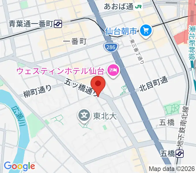 ジェーアンドビー北目町店の地図