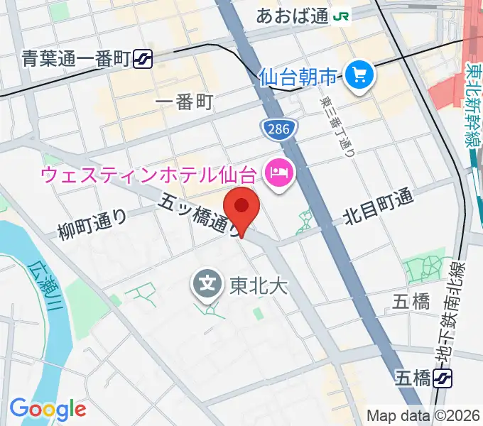 ジェーアンドビー北目町店の地図