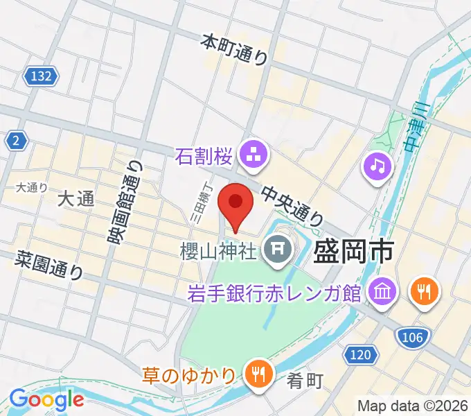 NEAT RECORDSの地図