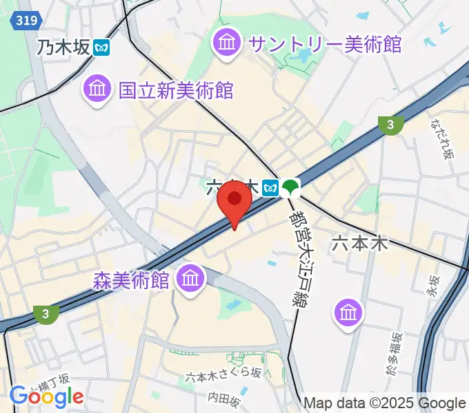 六本木アルフィーの地図