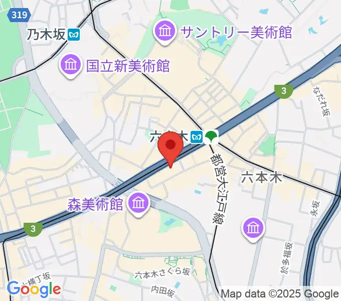 六本木アルフィーの地図