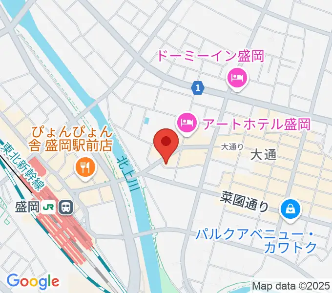 Knowledge Recordsの地図