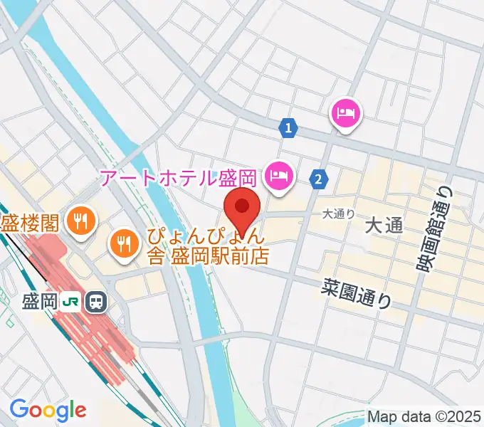 Knowledge Recordsの地図