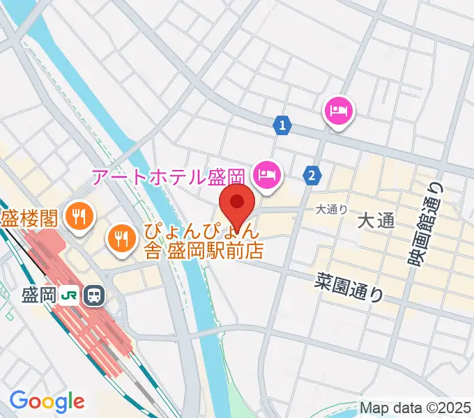 Knowledge Recordsの地図