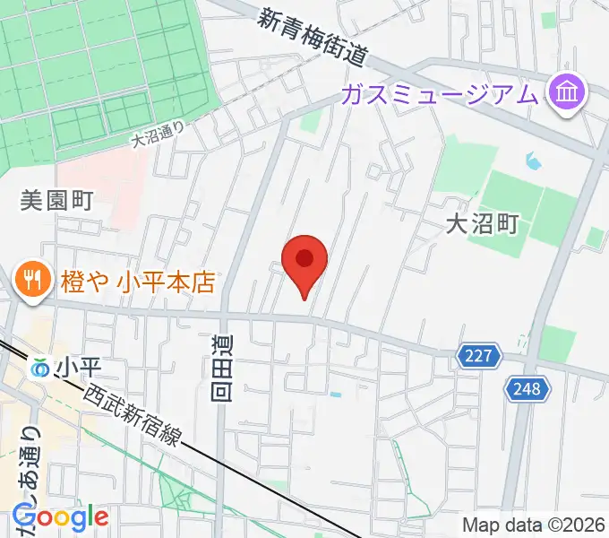 高木秀直チェロ教室の地図