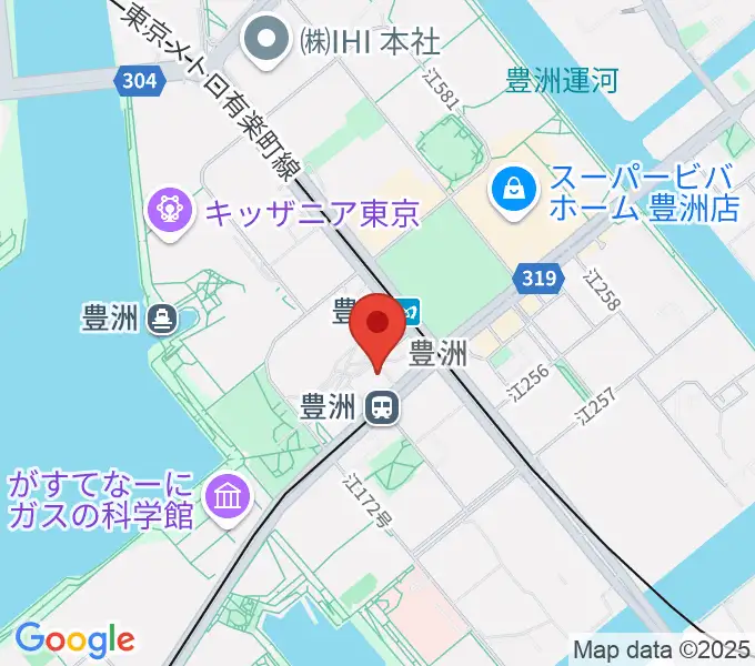 豊洲文化センターの地図