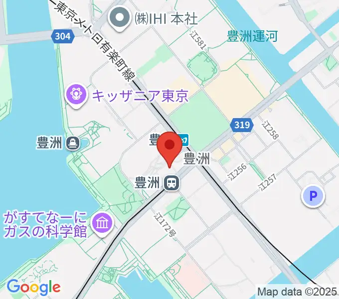 豊洲文化センターの地図