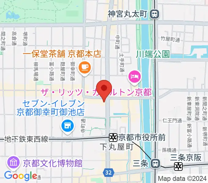 アートロックナンバーワンの地図