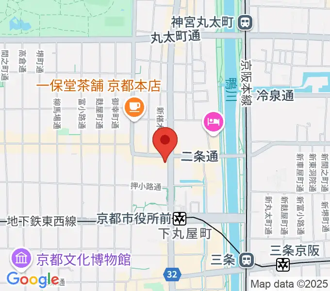 アートロックナンバーワンの地図