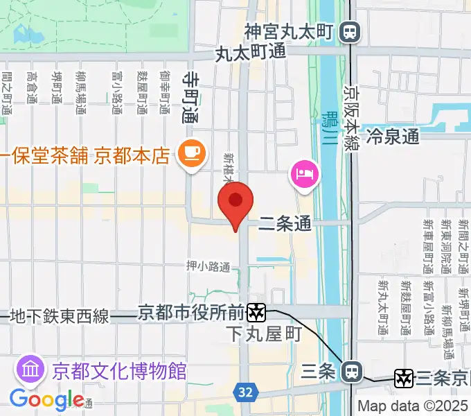 アートロックナンバーワンの地図