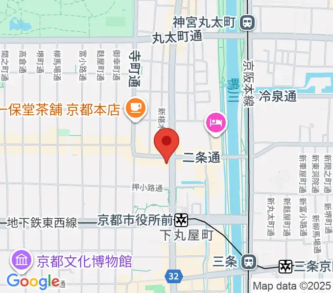 アートロックナンバーワンの地図
