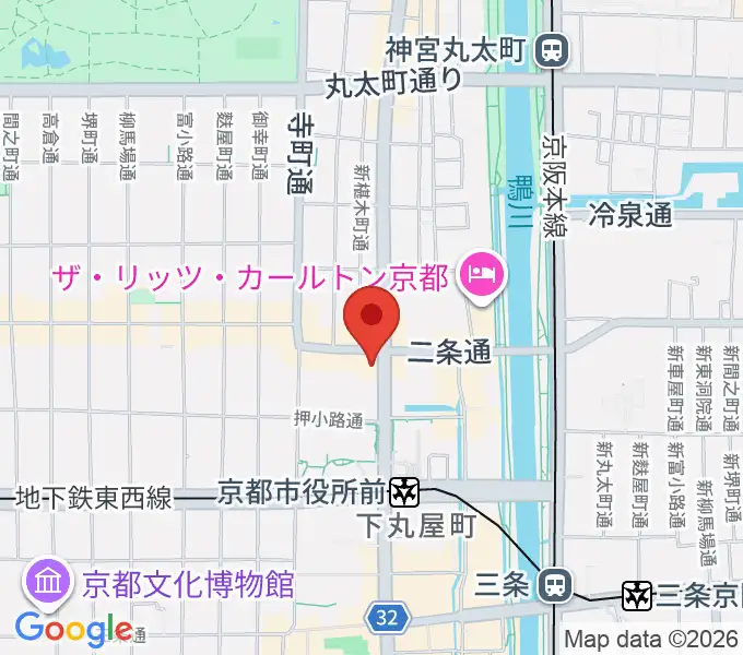 アートロックナンバーワンの地図