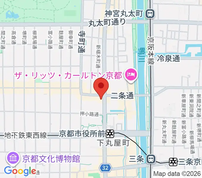 アートロックナンバーワンの地図
