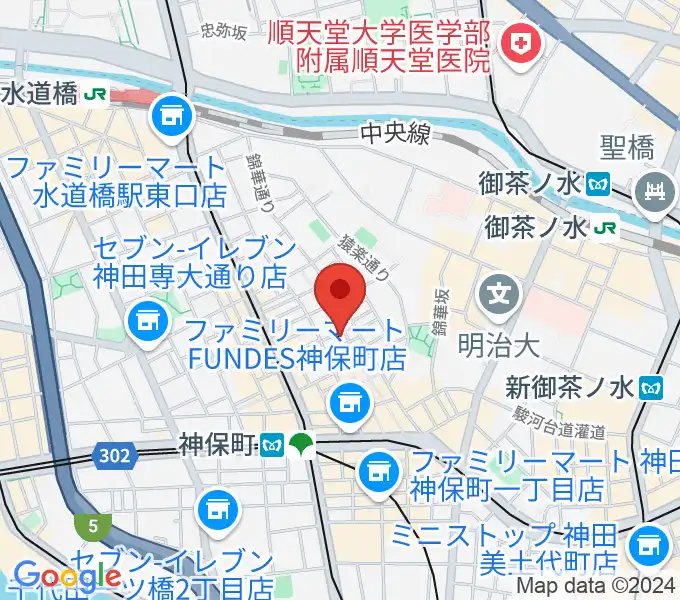 ラバーガード・レコードの地図