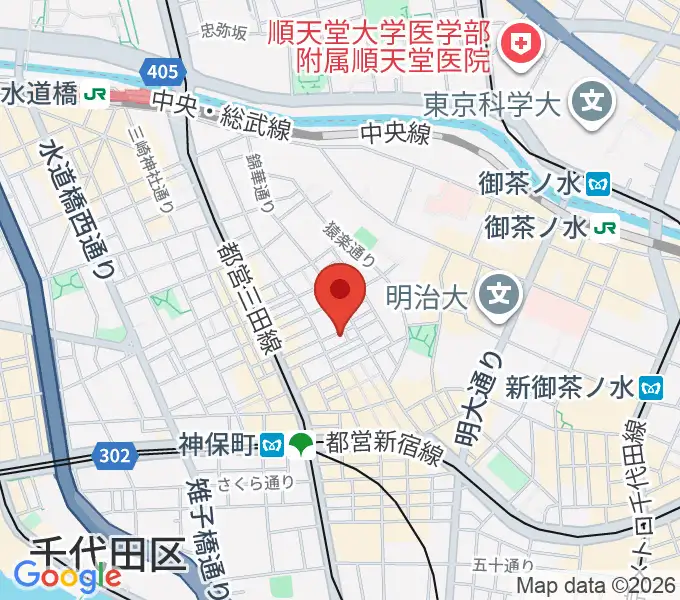 ラバーガード・レコードの地図