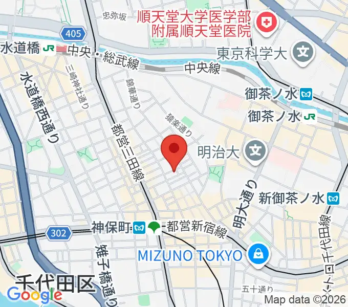 ラバーガード・レコードの地図