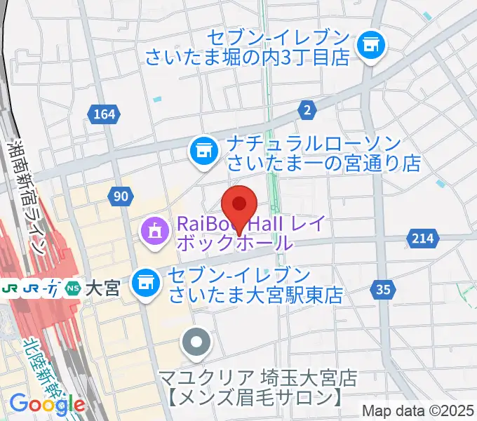 レコード屋グリグリの地図