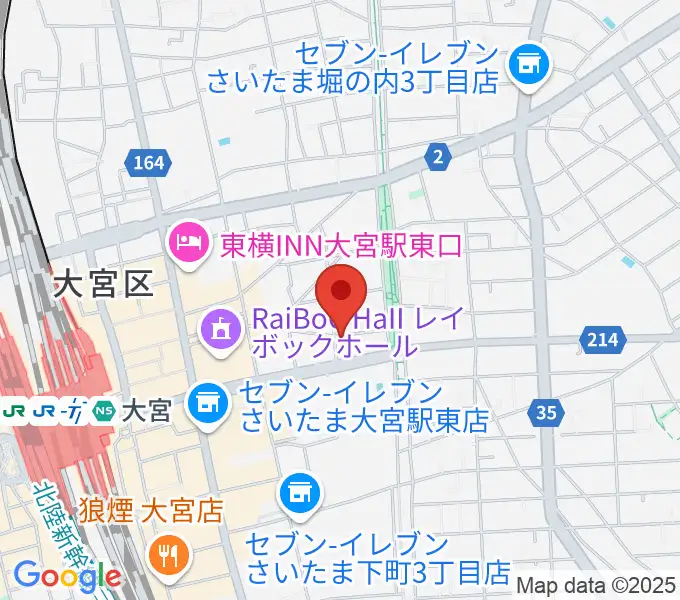 レコード屋グリグリの地図