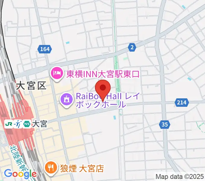レコード屋グリグリの地図