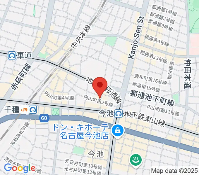 今池りとるびれっじの地図