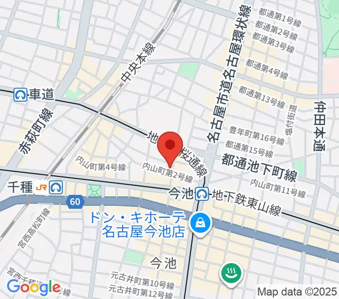 今池りとるびれっじの地図