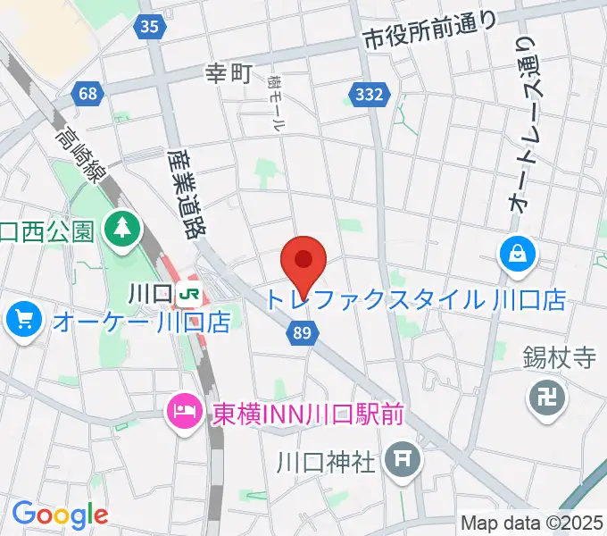 イエローポップ川口店の地図
