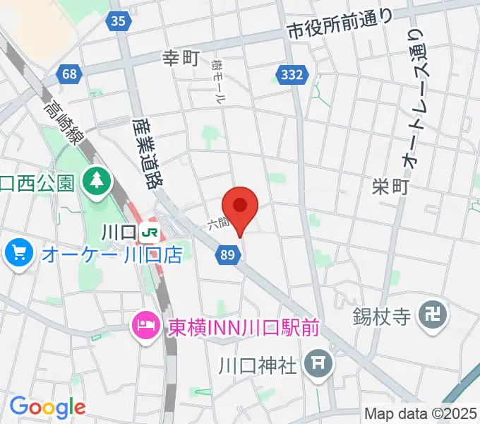 イエローポップ川口店の地図