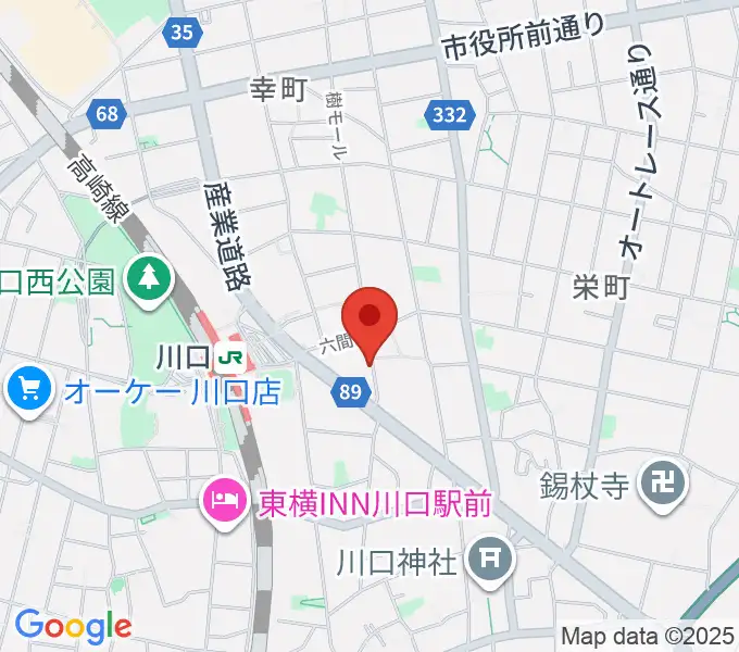 イエローポップ川口店の地図