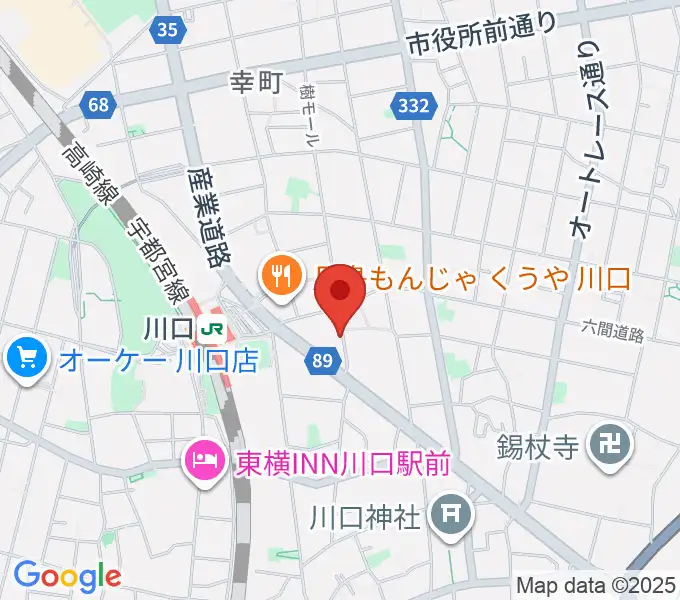 イエローポップ川口店の地図