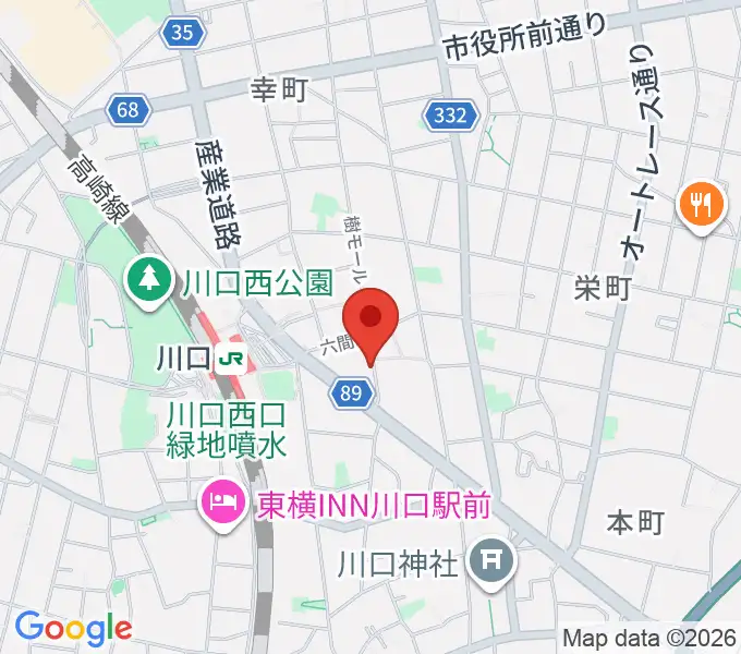 イエローポップ川口店の地図
