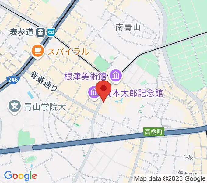 ブルーノート東京の地図