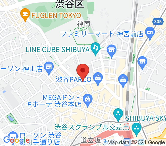 渋谷ROOTS（ルーツ）の場所