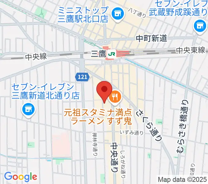 三鷹 パレードの地図