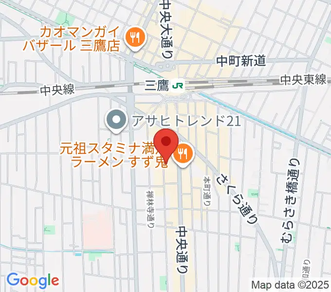 三鷹 パレードの地図