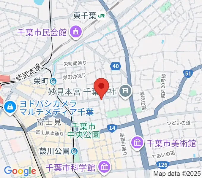 スターナイトレコードの地図