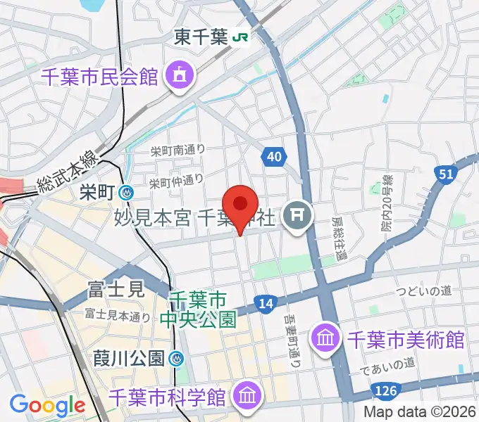 スターナイトレコードの地図